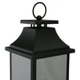 thumbnail image 5 of Northlight LED Lighted Flickering Lantern - 16" - Black, 5 of 6