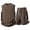 Coffee, variant on Shorts Sets for Men 2 Piece Outfits Summer Matching Set Sleeveless Tank Top Drawstring Shorts Set Casual Athletic Tracksuits