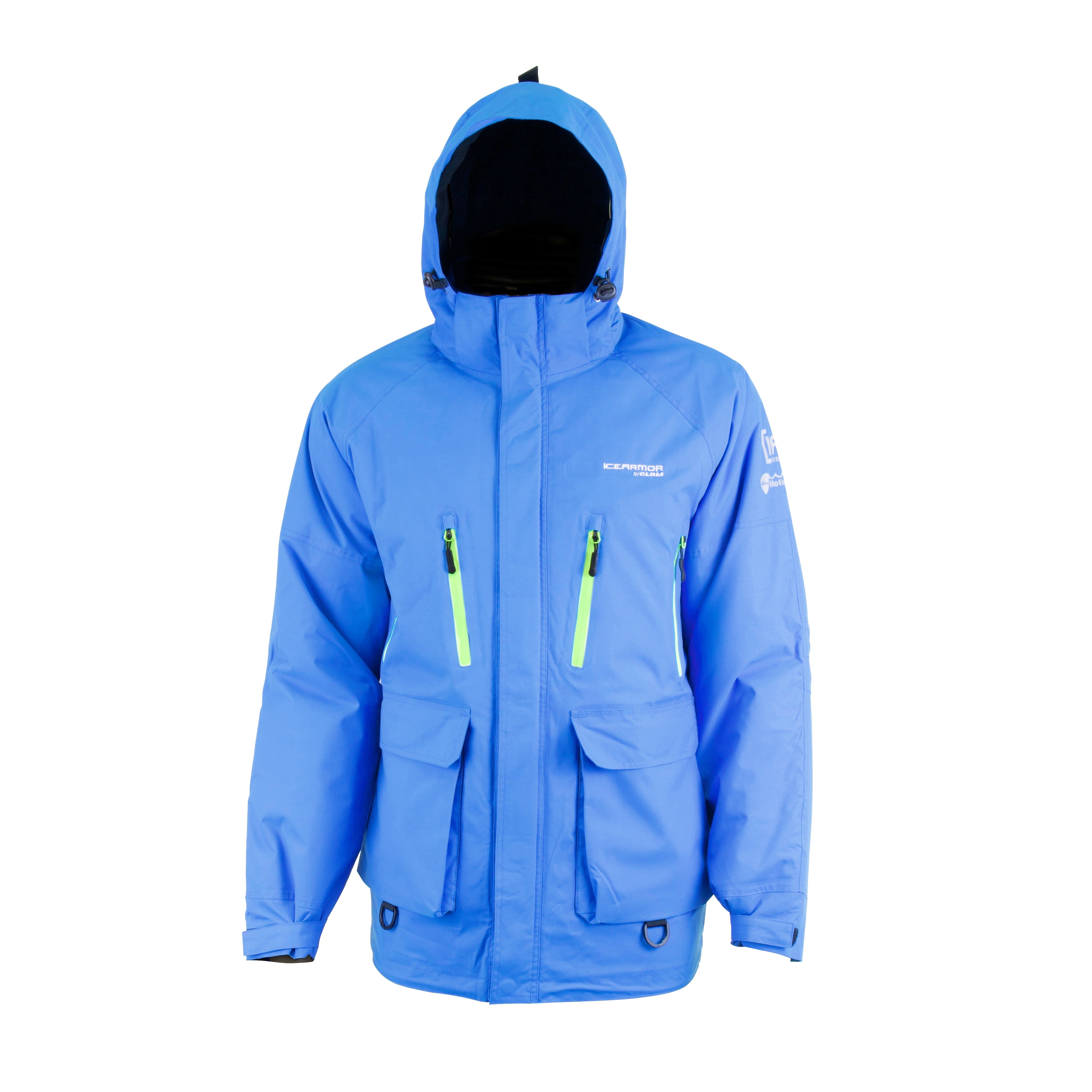 Clam Outdoors Ice Armor Float Parka - Blue, Sm 