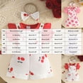 thumbnail image 6 of Gibobby Toddler Baby Girl Summer Clothes Toddler Girl T-Shirt Shorts with Belt Outfits Little Girl Clothes 2pcs Set Infant Girls Summer Outfits(Red,9-12 Months), 6 of 9