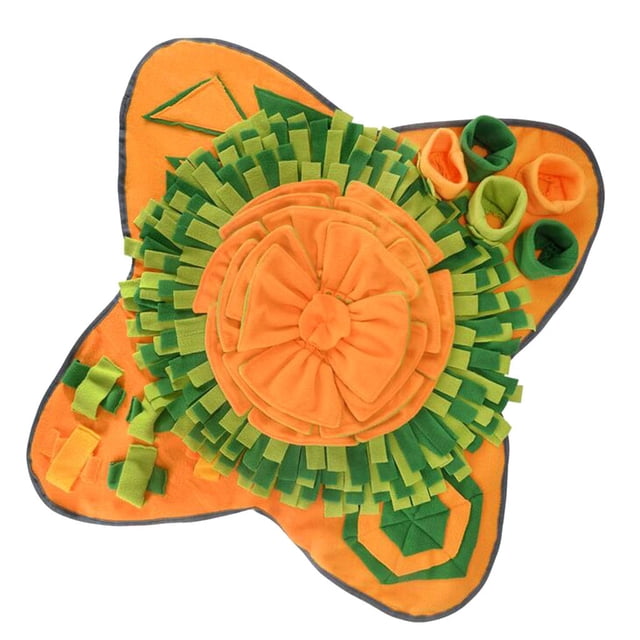 Dog Snuffle Mat for Feeding And Enrichment, Interactive Scent Game Puzzle Mat for Mental Stimulation And Slow Feeding, Machine Washable Fabric Activity Pad