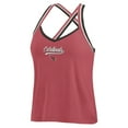 thumbnail image 2 of Women's WEAR by Erin Andrews Cardinal Arizona Cardinals Cross Strap Tri-Blend Tank Top, 2 of 4