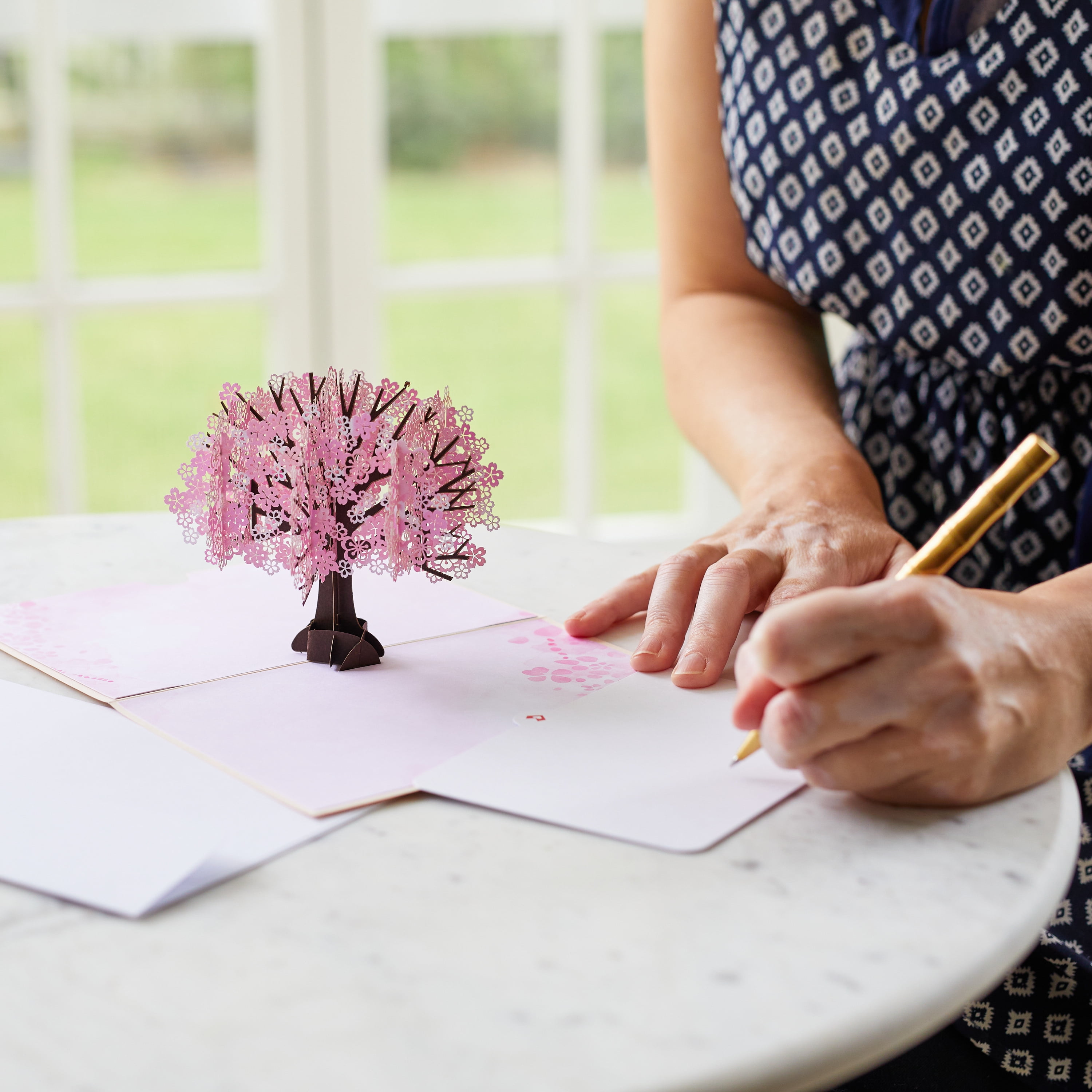 Thiệp 3D Hoa Anh Đào - Cherry Blossom Pop-up Card - Happy Propack