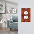 thumbnail image 2 of Zufioo fall Maple Print Switch Wall Plate, Dustproof and Heat-resistant Decorative Wall Switch Cover, Suitable for Residential and Commercial Areas-Mid-size, 2 of 8