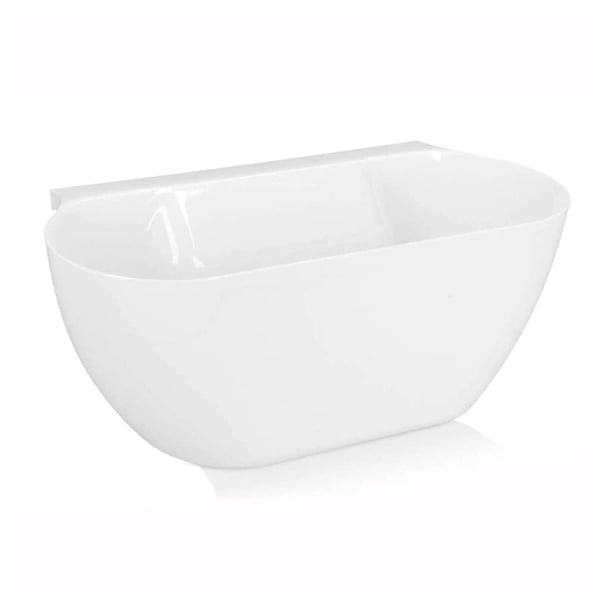 Bewildely Hanging Kitchen Garbage Bin - Cabinet Box Container for storing food residue and skin kitchen storage items workbench Organizadores de utensilios de cocina blanco 28*14*11cm