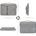 thumbnail image 6 of MOSISO 360 Protective Laptop Case 15.6 inch, 15-16 inch Laptop Sleeve Compatible with MacBook Pro 16, HP Acer Dell Lenovo ASUS, Side Open Carrying Computer Bag with 5 Accessory Pockets&Belt, 6 of 7