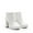 WHITE, variant on Women's Minimalist Platform Ankle Booties