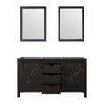 thumbnail image 5 of Lexora Home Marsyas 60" Double Vanity with Mirrors in Brown, 5 of 8