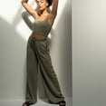 thumbnail image 3 of Skinni Fit Womens Sustainable Wide Leg Sweatpants, 3 of 5
