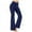 Navy, variant on Comfy Fitted Capris for Women New Split Side Capris for Women Casual Elastic Waist Loose Cropped Pants Office Work Sweatpants with Pockets Pinks XL