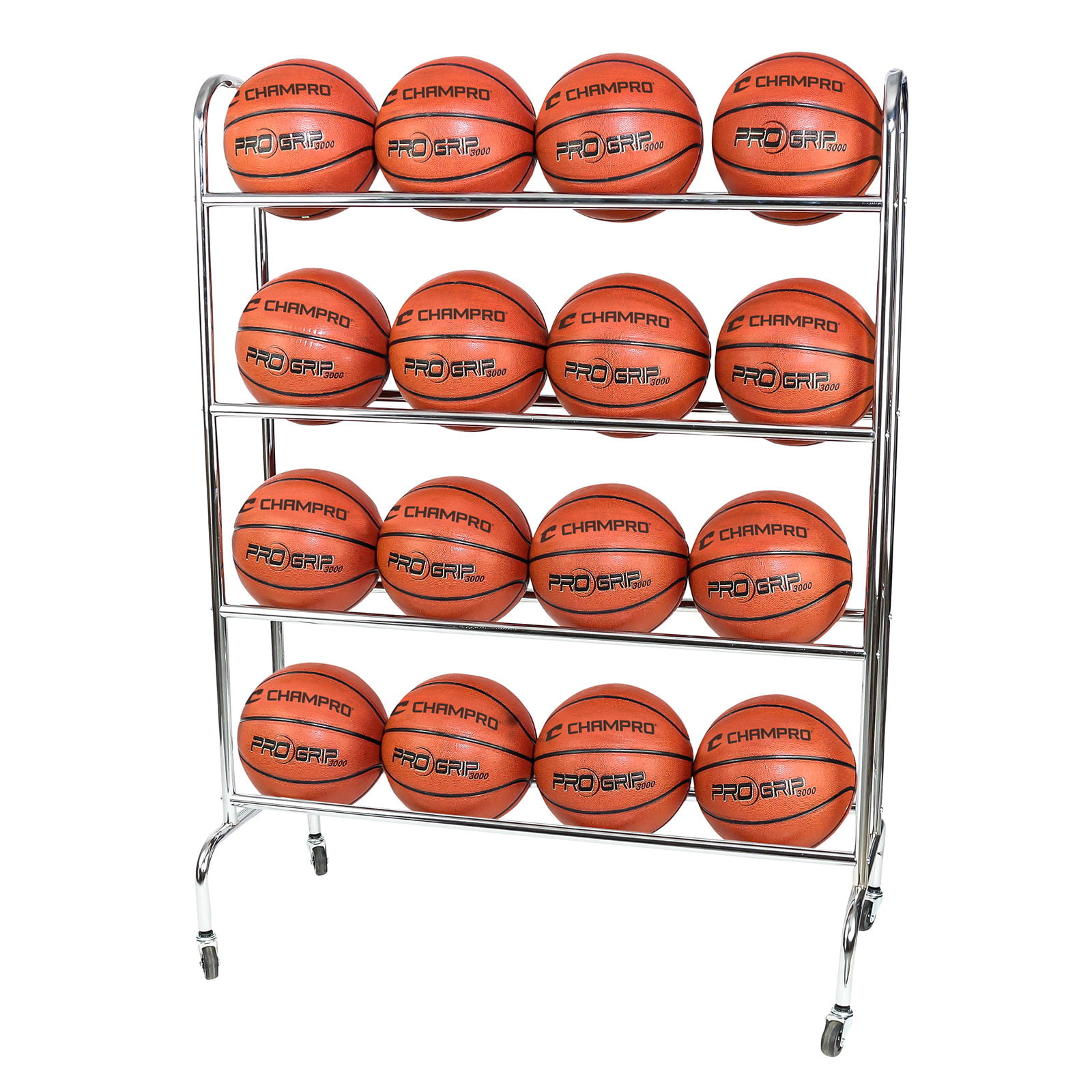 Sports Ball Rack Heavy Duty Garage Storage Wall Mounted Holder 7 Balls Capacity 