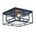 thumbnail image 1 of Maxim 21670CDBK Era 2-Light Ceiling Lamp, Black, 1 of 1