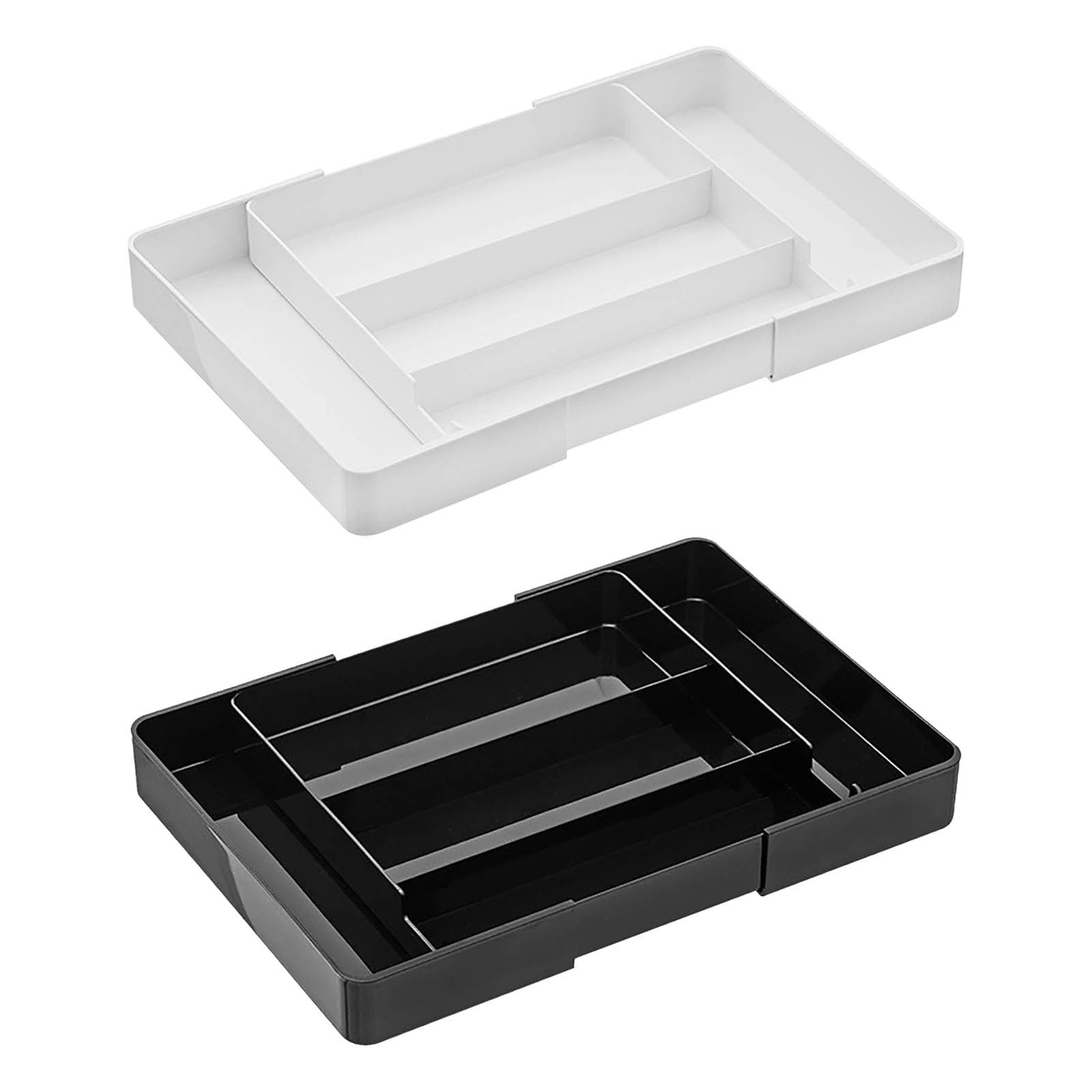 Viflosae Expandable Drawer Organizer Kitchen Utensil Storage Box Retractable Partition Cutlery Tray Household Stationery Cosmetics Organizing Adjustable Dividers for Silverware Office