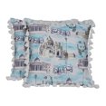 thumbnail image 1 of S4Sassy Giraffe|Human Face & Ancient Place Architectural Blue Cotton Flex Tassel Sofa Cushion Case Home Decorative Square Pillow Cover Throw 2Pcs-18 x 18 Inches, 1 of 5
