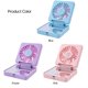 thumbnail image 5 of Espejo compacto con ventilador USB portátil para maquillaje, ideal para mujeres y estudiantes, color rosa, incluye soporte para teléfono y diseño plegable., 5 of 7
