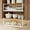white, variant on ZHOHO TANT Hanging Under-Cabinet Storage Basket, Adjustable Shelf Organizer for Kitchen, Pantry, Desk, White