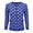 Royal Blue, variant on Women's Polka Dot Cute Jacquard Crewneck Button Down Sweater Cardigan MK3104-RBL-S