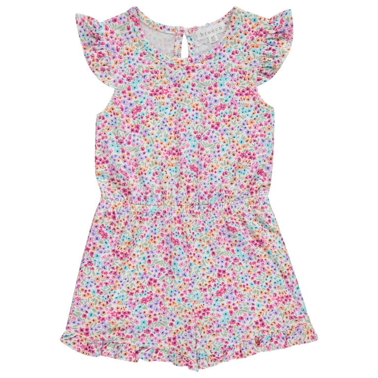 Btween Girls Mix and Match 4-Pack Sleeveless Dresses Romper Shorts in Pink  Lavender Canal - Walmart.com