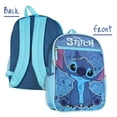 thumbnail image 2 of Disney Stitch Backpack 16" Shimmer Character 5 Piece Set Bookbag with Detachable Insulated Lunch Box, 2 of 5