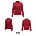 thumbnail image 2 of U.Vomade Mode Veste Automne Hiver pour Femmes Décontractée Couleur Unie Veste en Coton Fine, 2 of 5