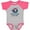 Baseball Heather and Hot Pink, variant on Grammy and Grandpa Love Me Grandson Boys Baby Bodysuit
