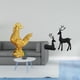 thumbnail image 2 of Elegante Escultura De Resina De Gallo Y Ciervo, Decoración Feng Shui Para El Hogar, Sala De Estar, Cumpleaños, Aniversario, Regalo De Inauguración De La Casa., 2 of 8