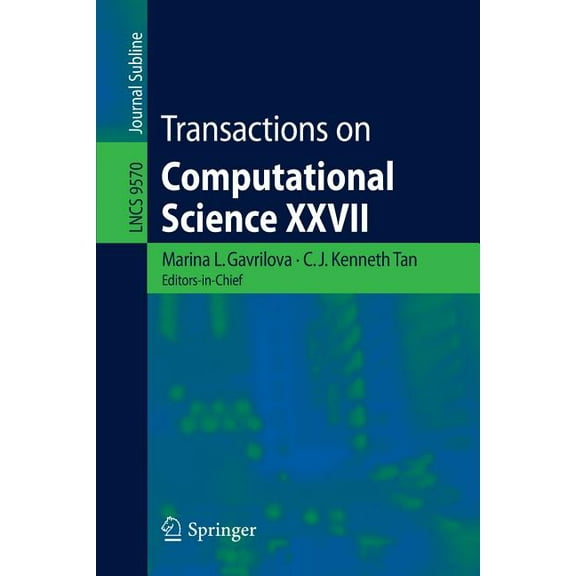 Transactions on Computational Science XXVII, (Paperback)