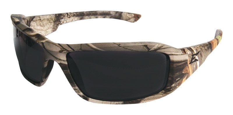 Edge Eyewear Brazeau Safety Glasses Smoke Lens Camouflage Frame 1 pc.