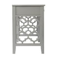 thumbnail image 4 of SEI Furniture Endorville Engineered Wood Writing Desk with Storage in Gray, 4 of 4
