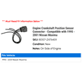 thumbnail image 2 of Engine Crankshaft Position Sensor Connector - Compatible with 1995 - 2001 Nissan Maxima 1996 1997 1998 1999 2000, 2 of 2