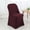 burgundy, variant on Wedding Linens (2pcs) Premium (200 GSM) Spandex Stretch Lycra Fitted Folding Chair Cover Event Chair Covers for Wedding Party Catering - Orange
