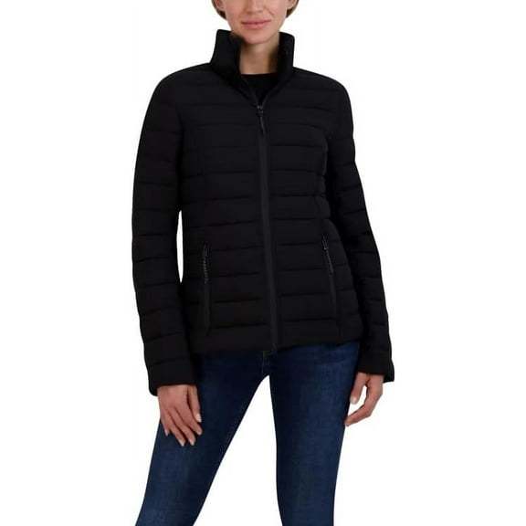 Nautica Womens' Water Resistant Wind Breaker Size: S, Color: Black