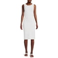thumbnail image 2 of Derek Heart Women's Junior Sleeveless Tank Ribbed Bodycon Midi Dress with Side Slit, 2 of 2
