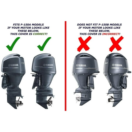 Yamaha OEM A-Model F150 Outboard Motor Cover (2013 and older) MAR-MTRCV-1C-15