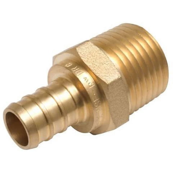 SharkBite UC134LFA 3/4-Inch by 3/4-Inch MNPT PEX Barb Adapter Retail Packaging by SharkBite