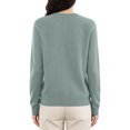 thumbnail image 7 of Resicozy Cardigan Sweaters for Women Lightweight Cozy Long Sleeve Tops Plus Size Warm Button Up Down Cardigan Mint Green M, 7 of 7