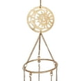 thumbnail image 4 of DecMode 39" Gold Metal Sun and Moon Windchime with Beads and Cone Bells, 4 of 9