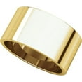 thumbnail image 5 of 10mm Flat Band in 14k Yellow Gold - Size 7, 5 of 9