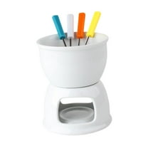 WeiLaiKeQi Chocolate Fondue Pot Cheese Ceramic Hot Pot for Birthdays Parties Engagement