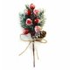 thumbnail image 1 of Flor artificial de bayas rojas de Navidad, rama de cono de pino, decoración de árbol de Navidad, adorno, embalaje de regalo, corona DIY para el hogar, 1 piezas, 1 of 3