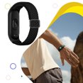 thumbnail image 4 of Kearding Correa de repuesto trenzada de nailon, , correa de reloj de nailon, trenzada de nailon Compatible con Band 7/8 Relojes inteligentes Negro 567 Modelo, 4 of 6