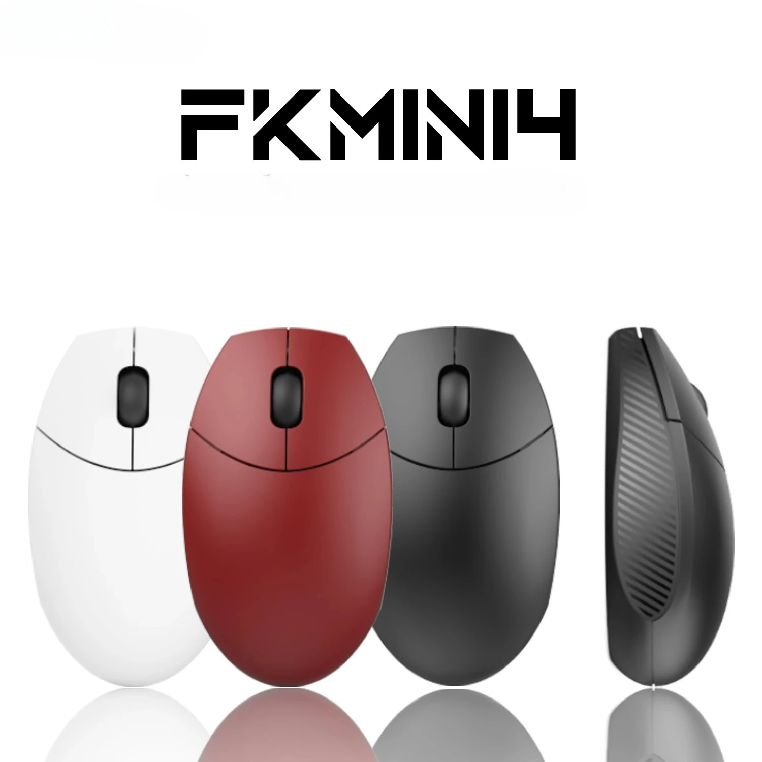 FKMINI4 Gaming Mouse Wireless, 3395 Sensor 8K/4K, Tri-Mode (2.4G/Bluetooth/Wired), for FPS/MOBA PC Gamer