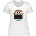 thumbnail image 3 of Inktastic Movie Film Clapboard Women's Plus Size T-Shirt, 3 of 5