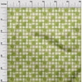 thumbnail image 2 of oneOone Cotton Cambric Light Green Fabric Check,Cyclamen & Rose Floral Sewing Craft Projects Fabric Prints By Yard 42 Inch Wide, 2 of 4