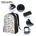 thumbnail image 5 of Fotbe Summer Stamp Travel Laptop Backpack, Business Slim Sturdy Laptops Backpack, Water Resistant College School Computer Bag Gift for Men & Women Fits 15.6 Inch Notebook, 5 of 8