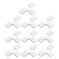 thumbnail image 1 of 10pcs T Forme 2 Broches LED Connecteur de Bande pour 8mm Largeur 3528 Unique Couleur Flex LED Bandes, 1 of 4