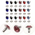 thumbnail image 3 of 120Pcs 8mm Crystal Rivets Rhinestone Rivets Studs for Leather Craft DIY Making, 3 of 4