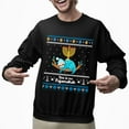 thumbnail image 2 of Christmas Sweatshirt, This Is My Pajamakah Funny Sloth Hanukkah Sweatshirt, Unique Hanukkah Holiday Jumper, Funny Jewish Festival Gift, 2 of 5