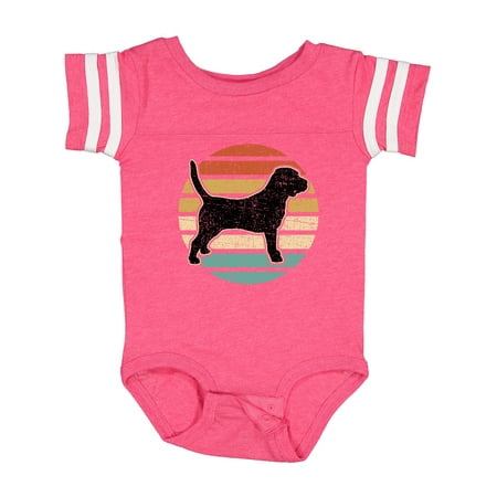 

Inktastic Beagle Dog Retro Sunset Gift Baby Boy or Baby Girl Bodysuit