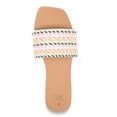 thumbnail image 4 of Time and Tru Women's Woven Slide Sandal, 4 of 5